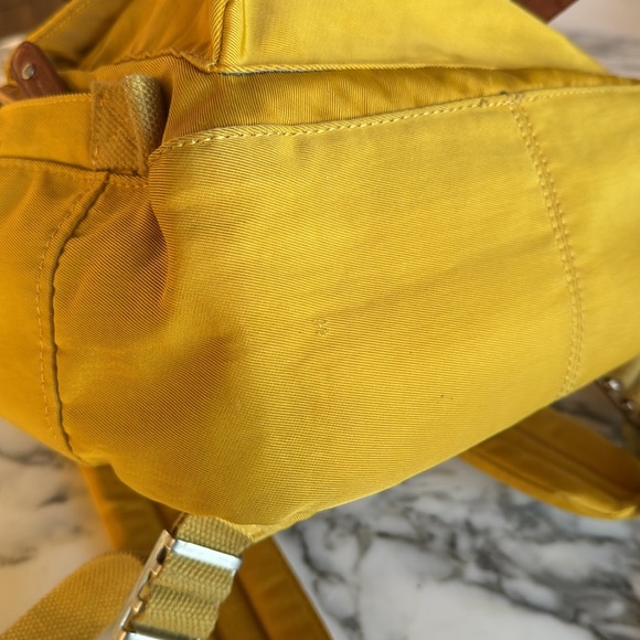 Himawari Nylon Yellow Laptop Bagckpack - Picture 11 of 13